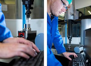 Metrology 3D-machine reception control